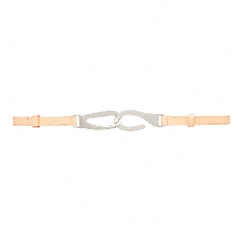 Jasmine Leather Belt - Beige