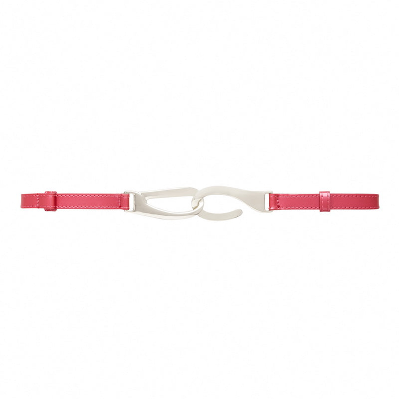 Jasmine Leather Belt - Rose