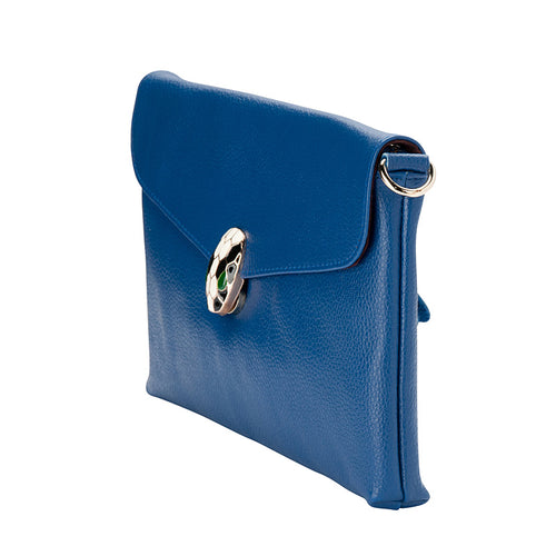 Claire Clutch Bag - Blue