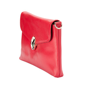 Claire Clutch Bag - Red