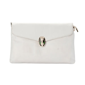 Claire Clutch Bag - White