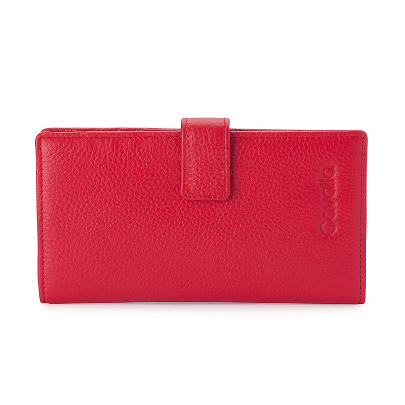 Jayla Leather Wallet - Red