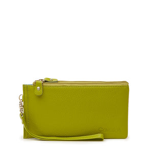 Kylie Leather Wallet - Light Green