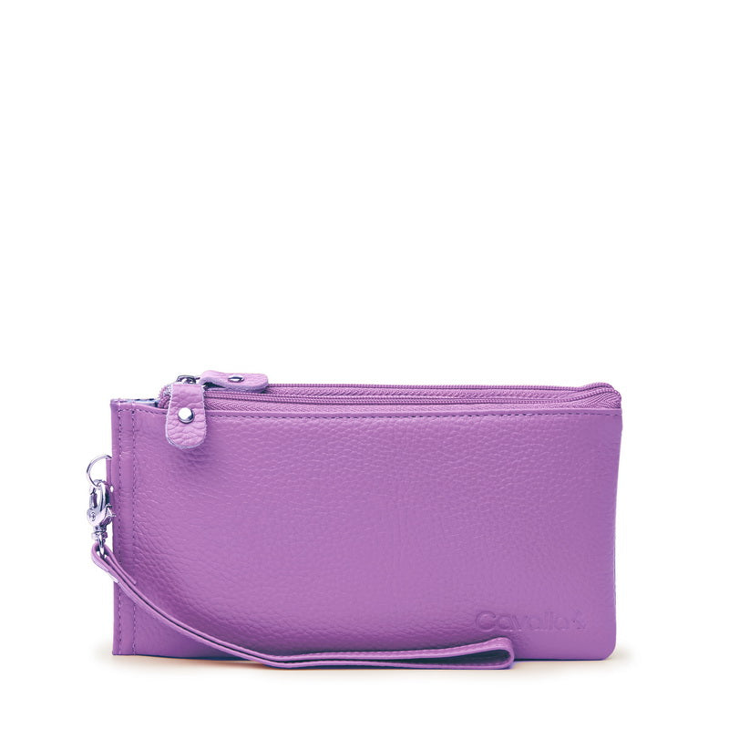 Kylie Leather Wallet - Lilac