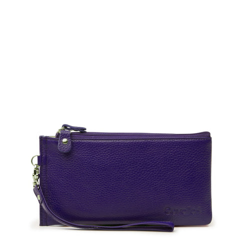 Kylie leather wallet - Purple