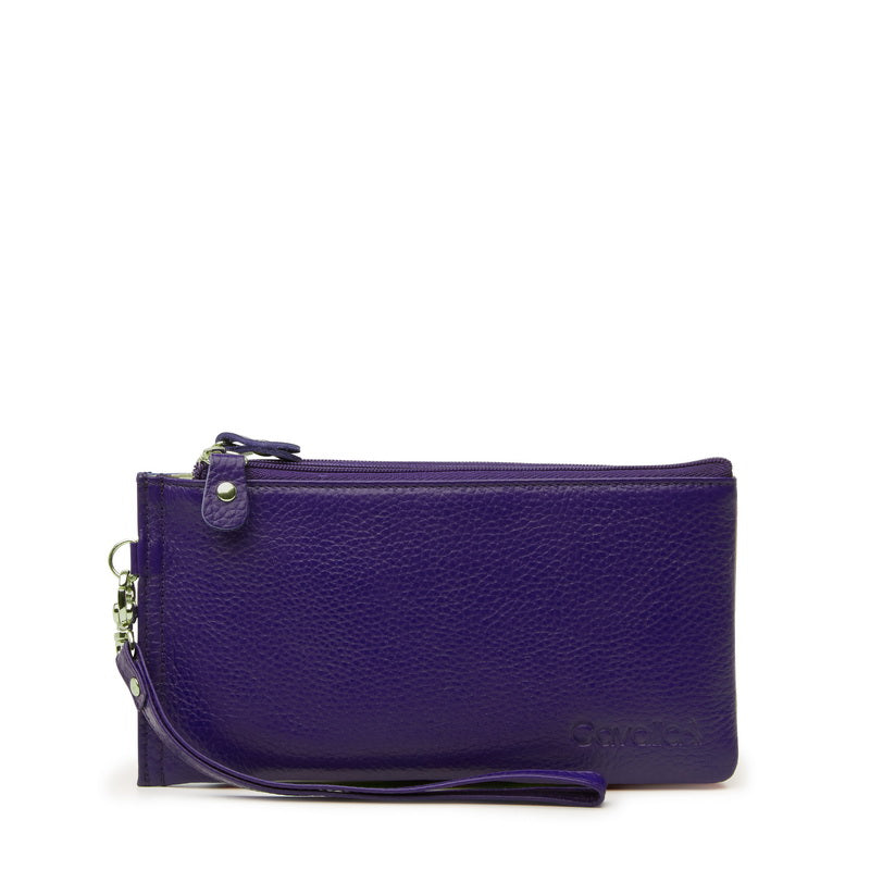 Kylie leather wallet - Purple