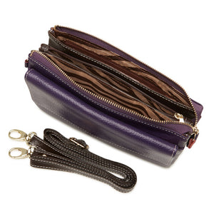 Valentina Purse -  Purple & Brown