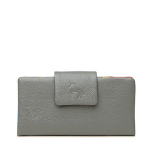 Jess Leather Wallet - Grey