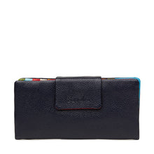 Load image into Gallery viewer, Jess Leather Wallet - Navy Blue