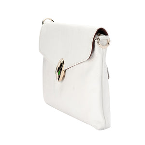 Claire Clutch Bag - White